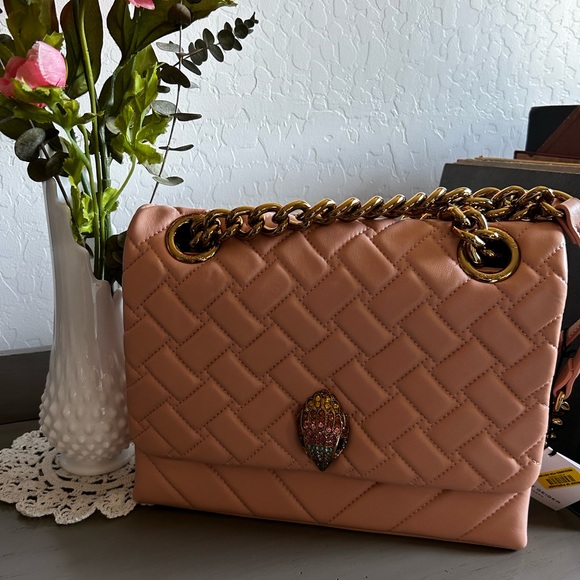 Kurt Geiger Large Kensington Long Flap Pale Pink - Picture 2 of 4